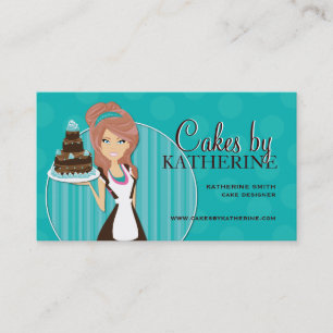 Cartes de visite mignons et doux de boulangerie