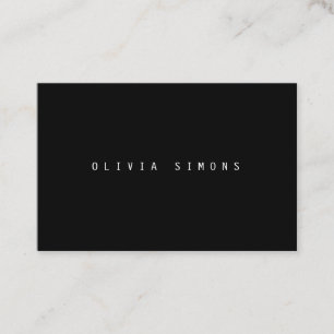 Cartes de visite minimalistes