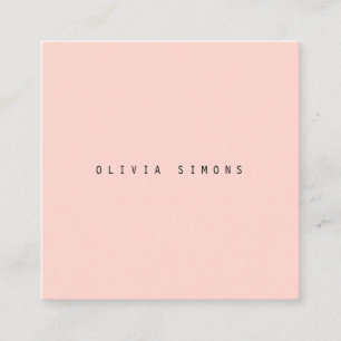 Cartes de visite minimalistes