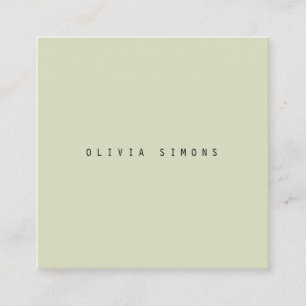 Cartes de visite minimalistes