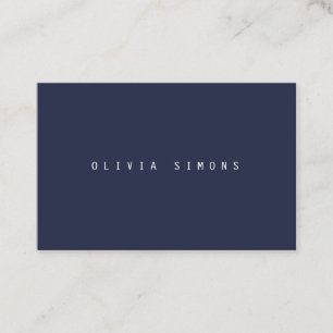 Cartes de visite minimalistes