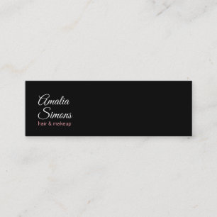 Cartes de visite minimalistes blanches