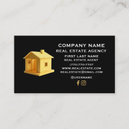 Cartes de visite minimalistes de luxe