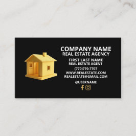 Cartes de visite minimalistes de luxe