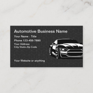 Cartes de visite Modèle automobile Coolest