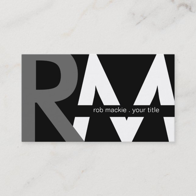 Cartes de visite modernes (Devant)