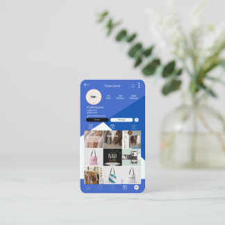 Cartes de visite modernes du code QR | Connexion