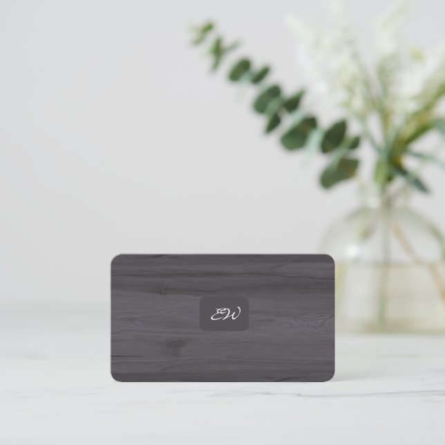 Cartes de visite modernes élégantes avec QR code e (Debout devant)