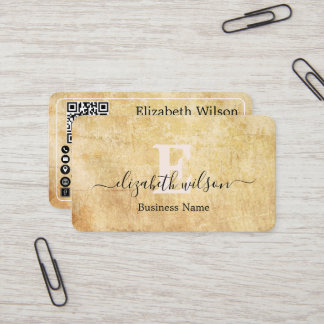 Cartes de visite modernes élégantes avec QR code p