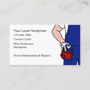 Cartes de visite modernes et simples pour homme à