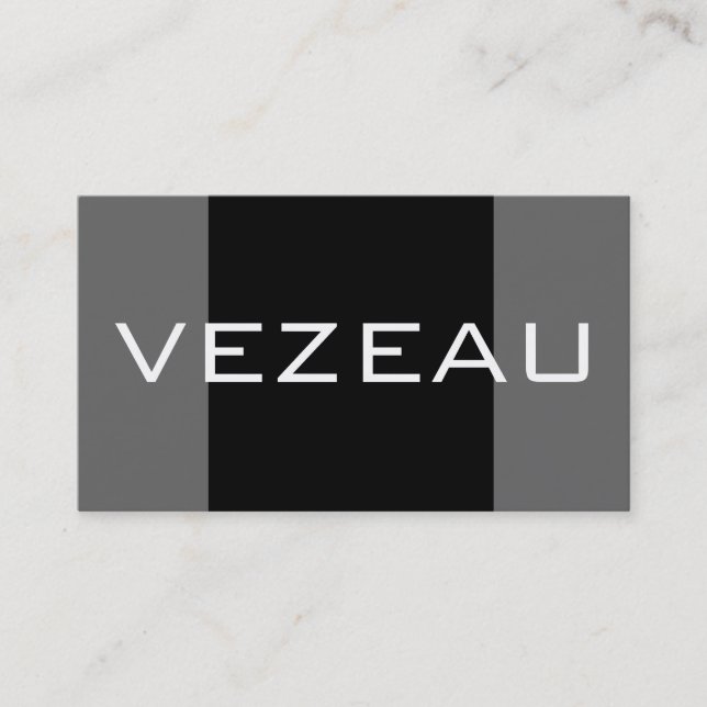 Cartes de visite monogrammes (Devant)