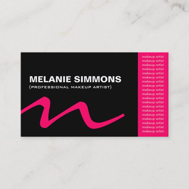 Cartes de visite monogrammes (Devant)