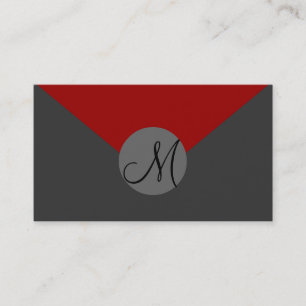 Cartes de visite monogrammes entièrement personnal