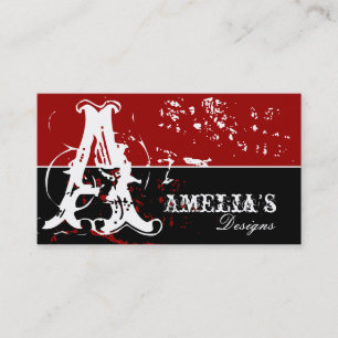 Cartes de visite Monogrammes modernes
