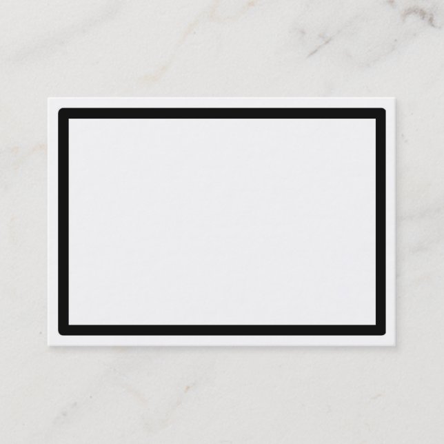 Cartes de visite noirs de corder de CFR- (Devant)