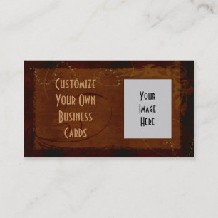 Cartes de visite occidentaux PERSONNALISABLES de