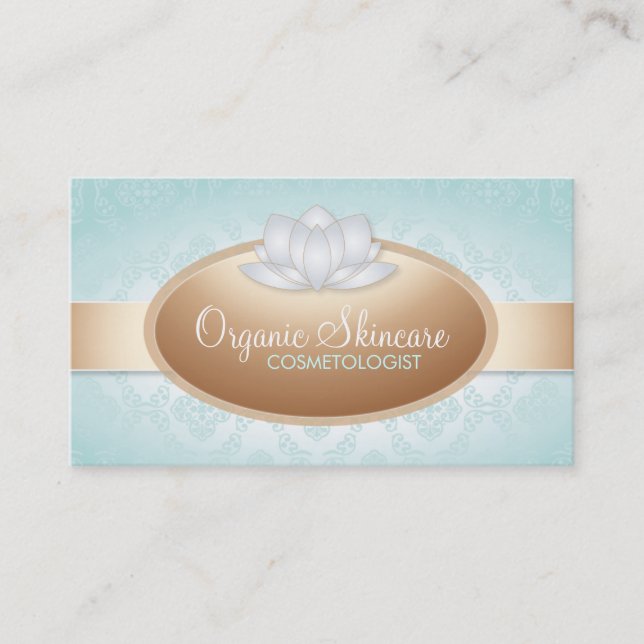 Cartes de visite organiques personnalisables de (Devant)