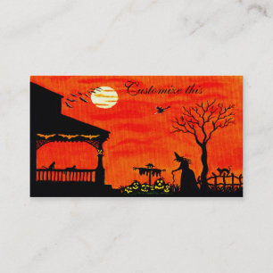 Cartes de visite orientés de Halloween
