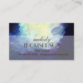 Cartes de visite originales abstraites artistiques