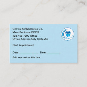Cartes de visite Orthodontistes En Gros