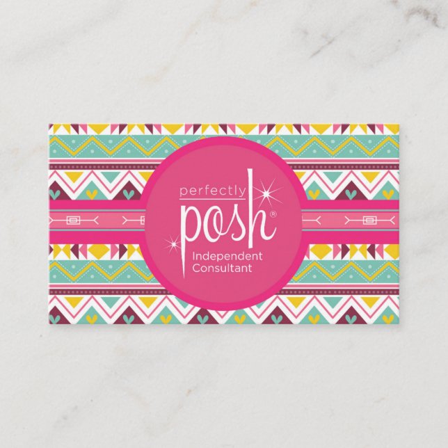 Cartes de visite parfaitement snob, Boho snob (Devant)