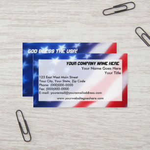 Cartes de visite patriotiques