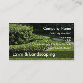 Cartes de visite paysagers