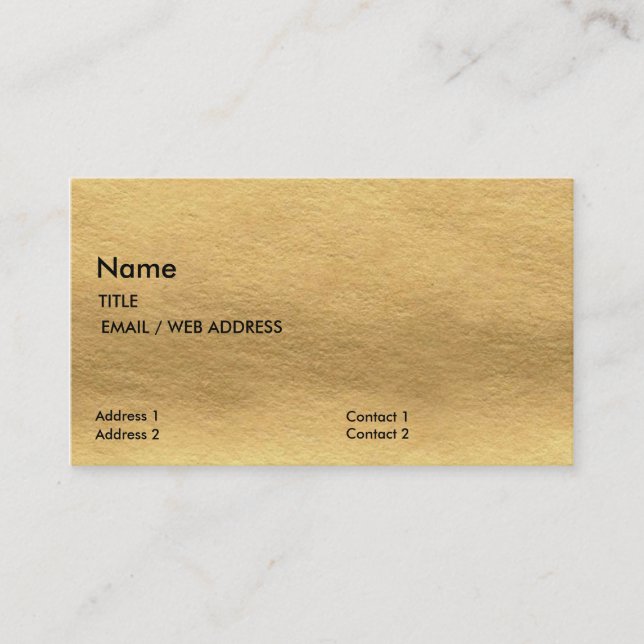 CARTES DE VISITE PERSONNALISABLES (Devant)