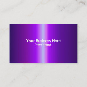 Cartes de visite personnalisables de fondu violet