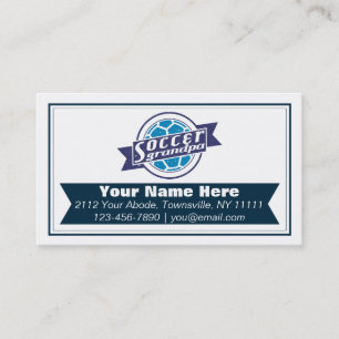 Cartes de visite personnalisables de grand-papa du