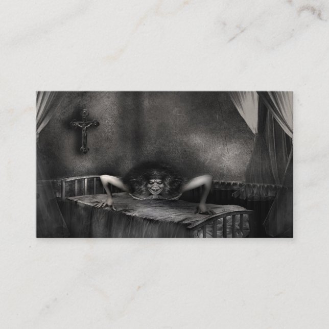 Cartes de visite personnalisables de Halloween (Devant)