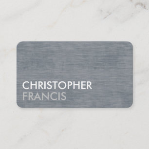 cartes de visite personnalisables en argent brossé