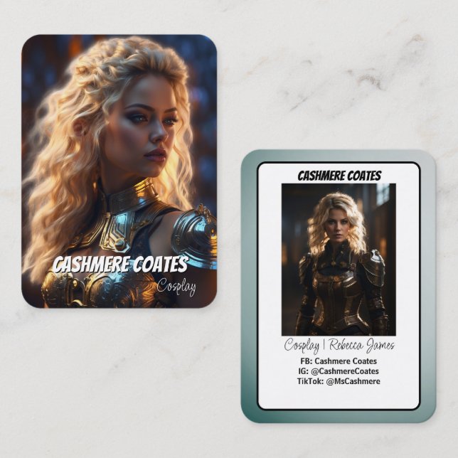 Cartes de visite personnalisées | Cartes commercia (Devant / Derrière)