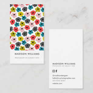 Cartes de visite personnalisées minimalistes éléga