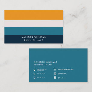 Cartes de visite personnalisées minimalistes éléga