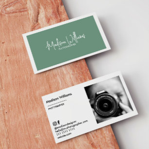 Cartes de visite personnalisées minimalistes éléga