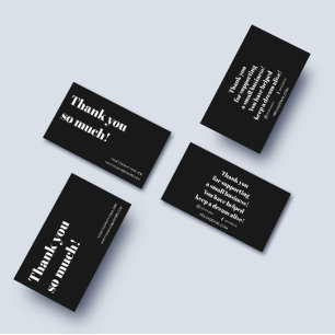 Cartes de visite personnalisées minimalistes éléga