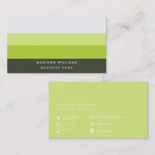 Cartes de visite personnalisées minimalistes éléga