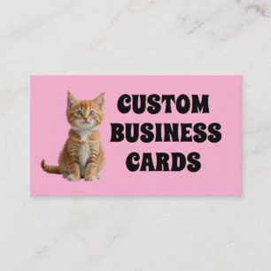 CARTES DE VISITE PERSONNALISÉES POUR CHATS