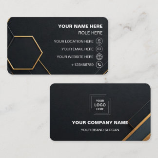 Cartes de Visite Personnalisées QR Contact Design