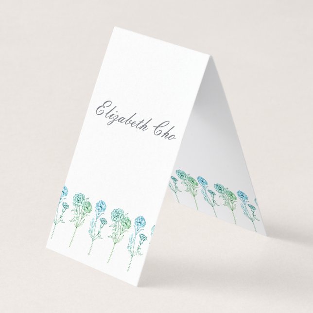 Cartes de visite personnalisés (Devant)