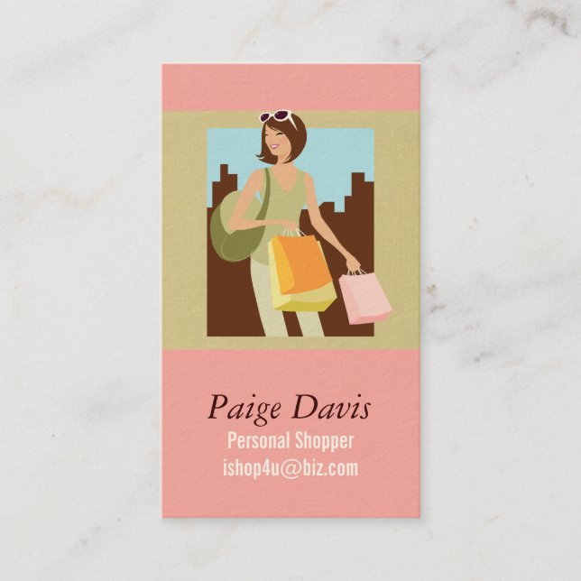 Cartes de visite personnels de client (Devant)