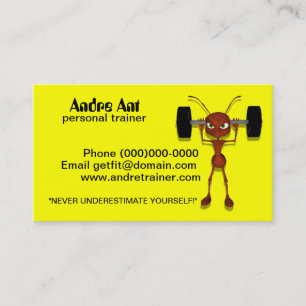 Cartes de visite personnels humoristiques