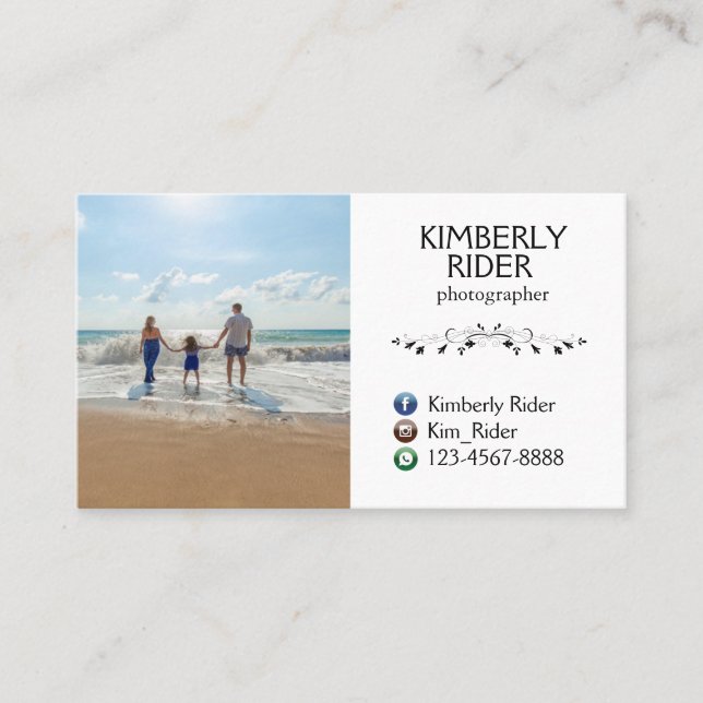 Cartes de visite photographes (Devant)