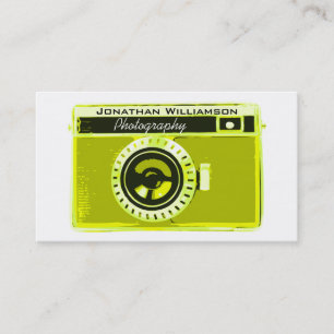 Cartes de visite photographiques Retro Olive