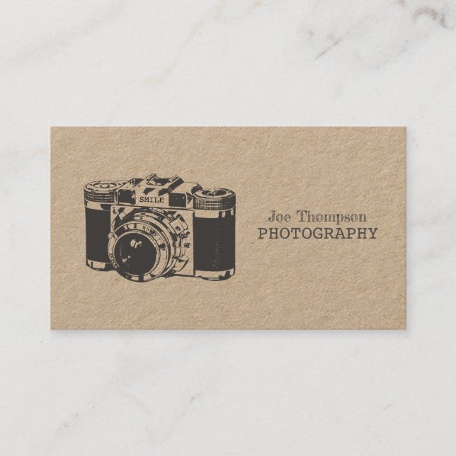 Cartes de visite photographiques vintage Grunge (Devant)