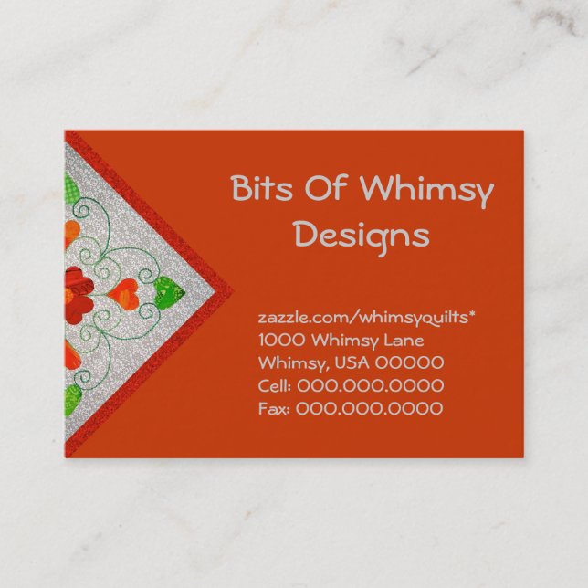 Cartes de visite piqués (Devant)