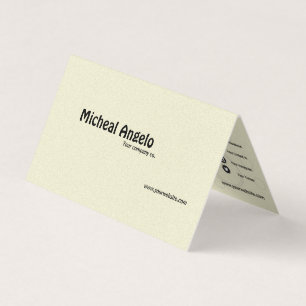 Cartes de visite pliés