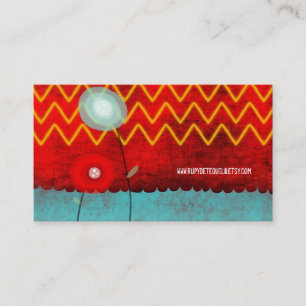 Cartes de visite Poppy Business