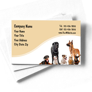 Cartes de visite pour animaux de compagnie